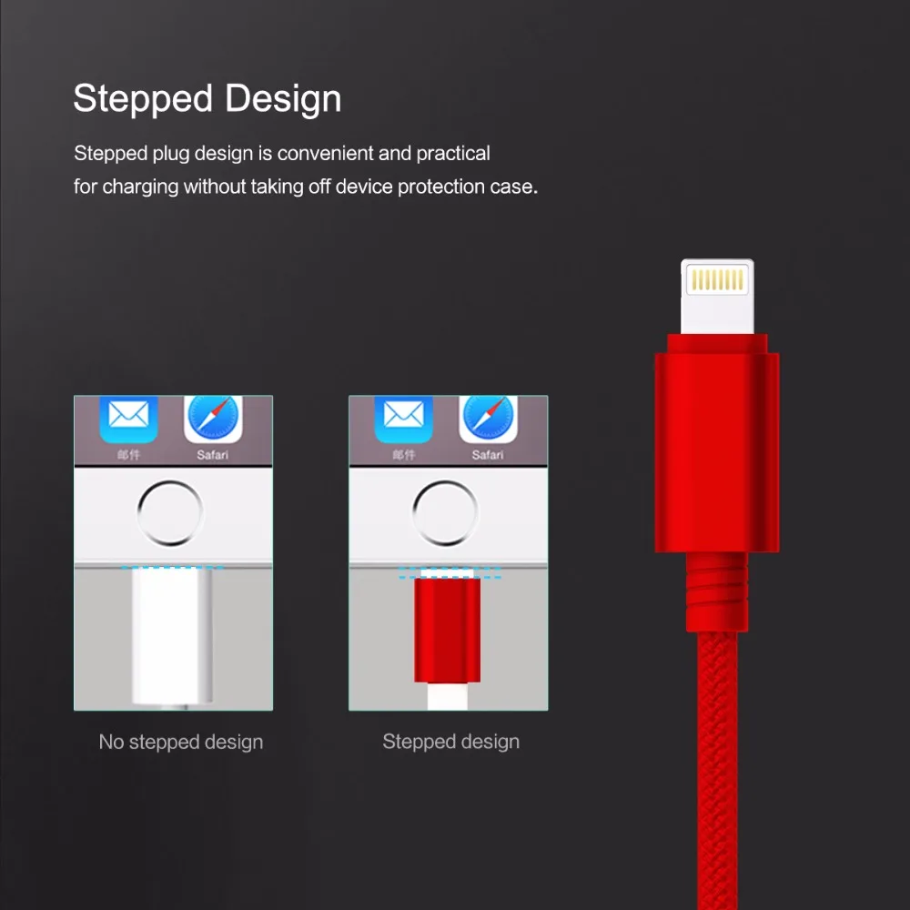 ROCK 3 в 1 USB кабель для iPhone/Micro/type C, многофункциональный зарядный кабель