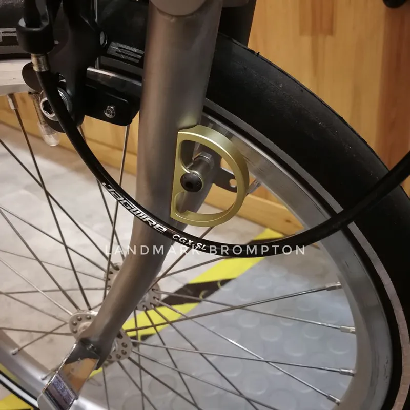 Складной велосипед без брызговика для brompton передняя вилка