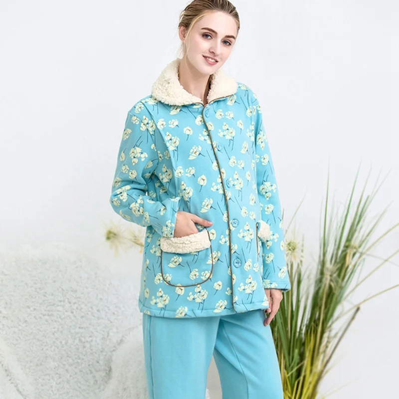 Средства ухода за кожей для будущих мам зима кормящих пижамы сна Lounge одежда