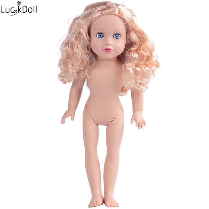 Luckdoll ZWSISU новая блондинка/брюнетка 45 см кукла реальность детская игрушка подарок на день рождения для как куклы