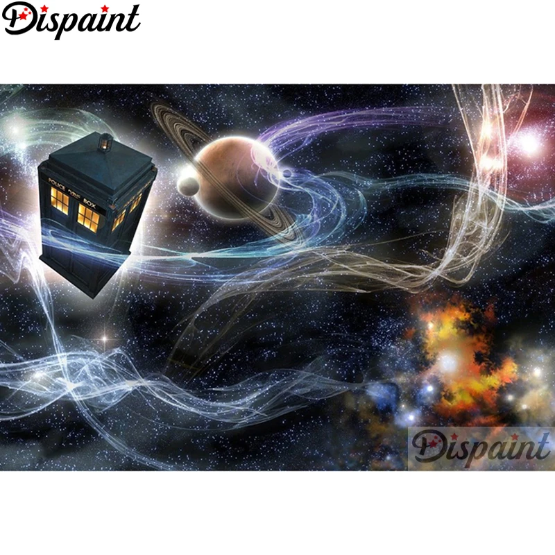 

Dispaint Full Square/Round Drill 5D DIY Diamond Painting "Starry landscape" 3D Embroidery Cross Stitch Home Decor Gift A18409