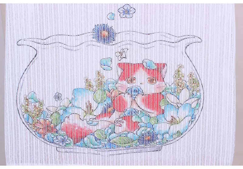 Flower Cute Cat print women summer tees The Western fashion design girls t shirts 2016 new arrival fabric top | Женская одежда