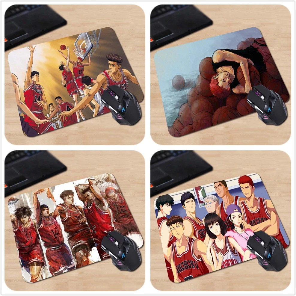 Баскетбол мультфильм Slam Dunk Hanamichi vs Rukawa коврик для мышки на заказ прочный