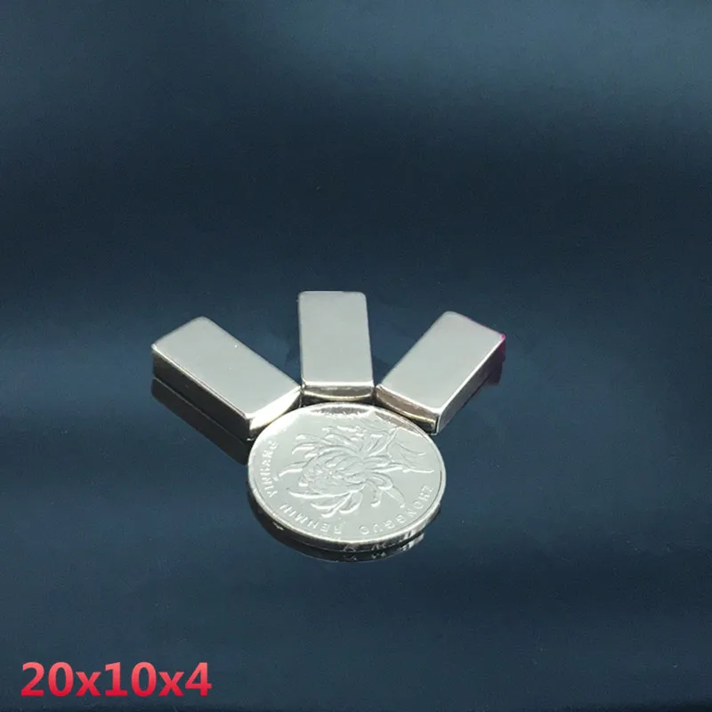 50 шт. неодимовый магнит 20x10x4 мм N35 маленькая квадратная мощность сильные магниты