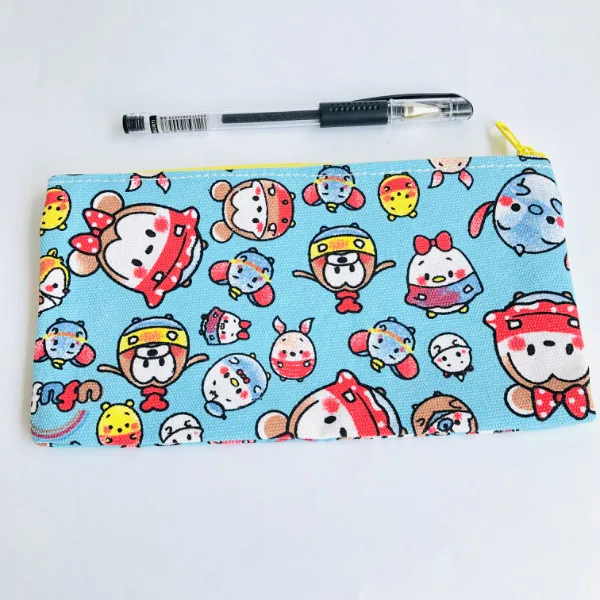 IVYYE Totoro Doraemon Mickey аниме косметички холст молния школьный пенал сумка для хранения ручка многофункциональный чехол Новинка - Цвет: see chart