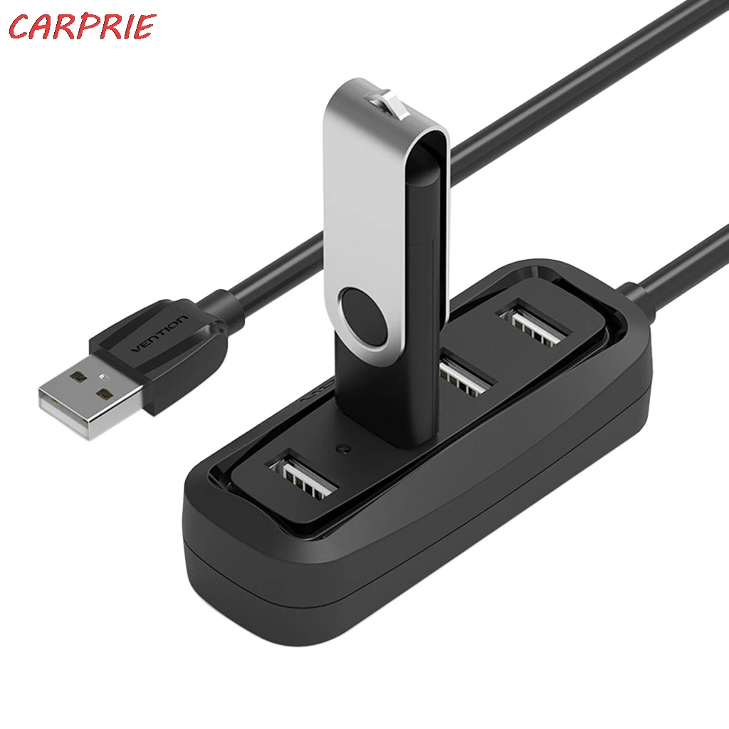 CARPRIE высокоскоростной 4 порта USB 2 0 концентратор порт портативный OTG разветвитель