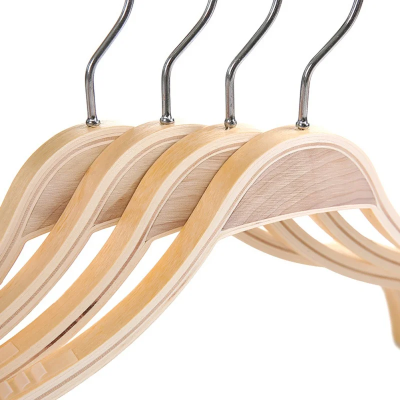 1PC Home Smooth Solid Wood Hanger Non-slip No Trace For Adult Children Wardrobe Storage | Дом и сад