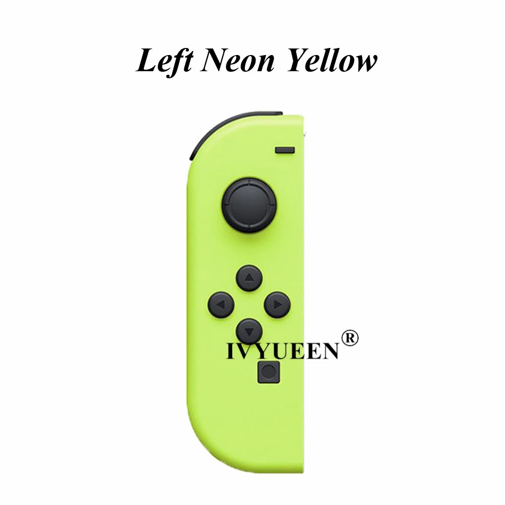 IVYUEEN/сменный чехол-накладка для пульта дистанционного управления Kind Switch NS Joy-Con, чехол для контроллера JoyCons, зеленый, розовый, белый, запасные части