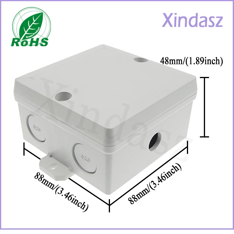

88*88*48mm electrical switchgear enclosures electric energy meter enclosure electrical plastic box
