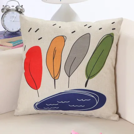Креативная детская Милая льняная Подушка с принтом LOVE наволочки для дивана