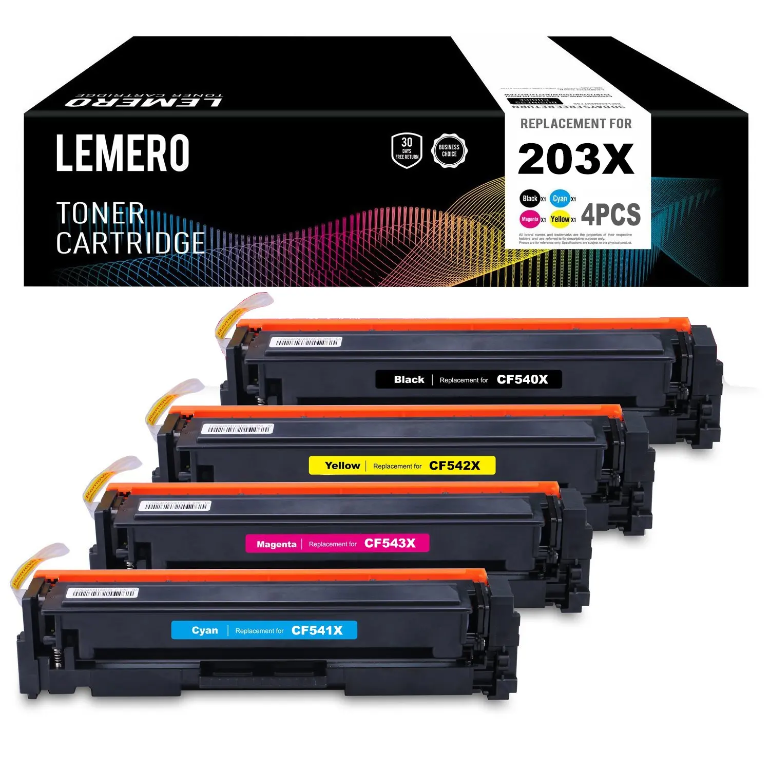 Тонер для HP 203X 203A CF540X CF541X CF542X CF543X CF540A M254 M254dw M254nw MFP M281 M281CDW M281FDN Drucker|Картриджи с