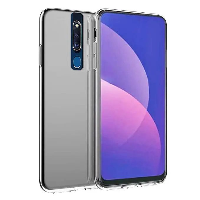 100 шт./лот чехол для телефона OPPO F11 Pro F11Pro ультратонкий прозрачный силиконовый из