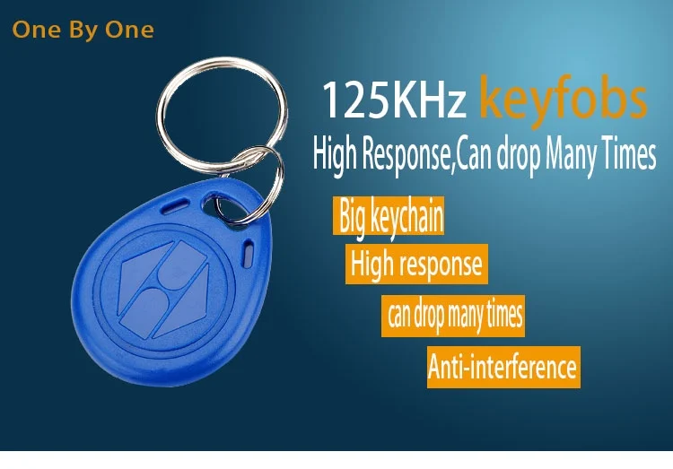 RFID брелоки 125 кГц TK4100 EM Брелоки для ключей Пластиковые TK4100 EM4100 EM4200 метки Жетоны для системы контроля доступа(упаковка из 10 шт