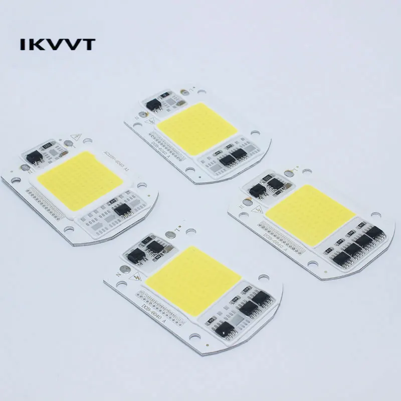 Светодиодный чип COB лампы 15 Вт 25 40 50 светодиодный 110 В 220 вход IP65 Smart IC подходит для