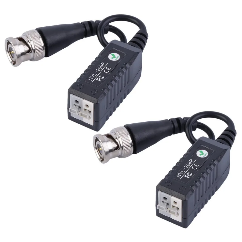 New Arrival 1 Pair HD CCTV Via Twisted Video Balun Transmitter for CVI/TVI/AHD 0-300m Hot | Безопасность и защита