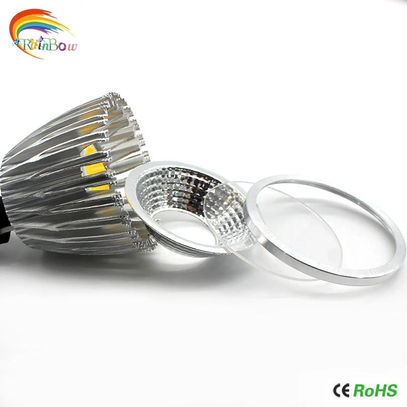E27 Светодиодные лампы E14 светодиодные GU10 GU5.3 COB 9 Вт 12 15 AC 220 В MR16 DC лампада