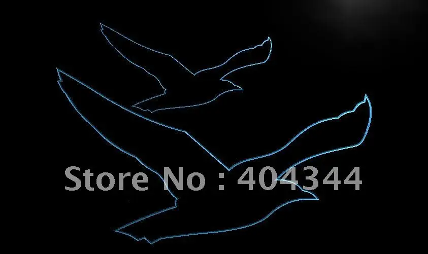 

LK420- Seagulls Gulls Birds Decor NEW LED Neon Light Sign home decor crafts