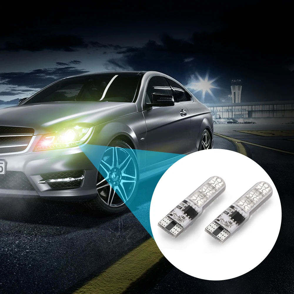 Автомобильный RGB 5050 SMD лампа T10 6SMD светодиодный светильник для чтения интерьера