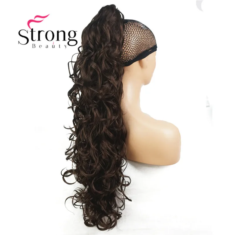 StrongBeauty женская обувь для девочек синтетическая X-Long W прекрасная форма коготь зажим конский хвост пони волосы расширенный выбор цвета