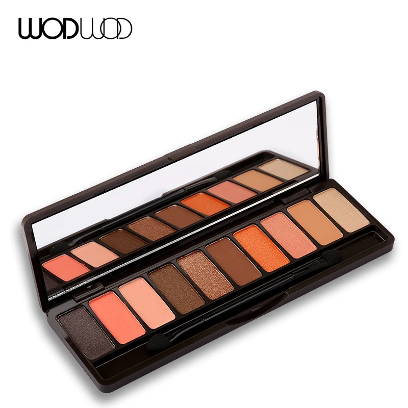 Wodwod палитра теней для век кофейного цвета Набор матовые и блестящие тени век|earth