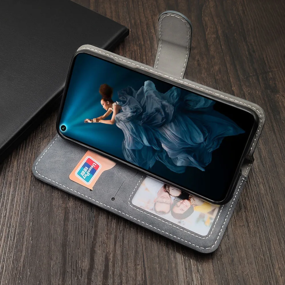 Роскошный Винтажный чехол для huawei Enjoy 9S 9e Honor 20 Pro 8A 8S Чехол Флип кожаный силиконовый чехол-кошелек ТПУ с держатель для карт