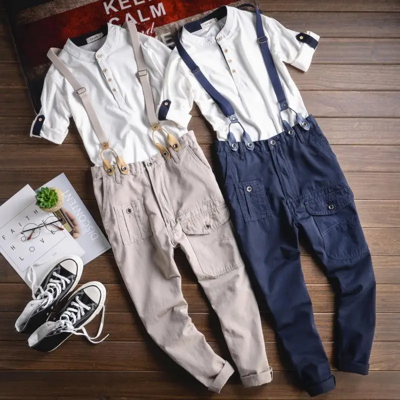 Мужские повседневные шаровары летние комбинезоны в стиле хип хоп с несколькими