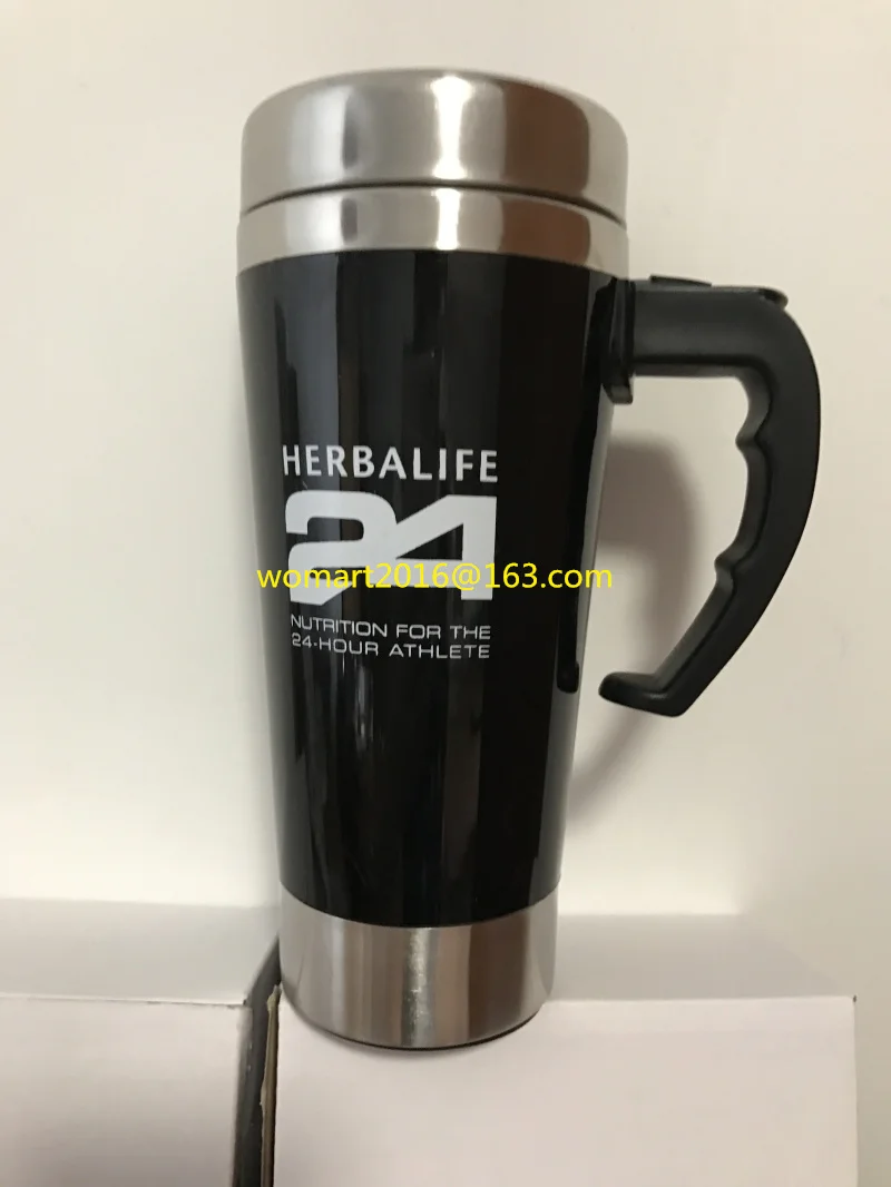 2 шт. Herbalife 24 нержавеющий ленивый самоперемешивающийся черный цвет 500 мл кружка