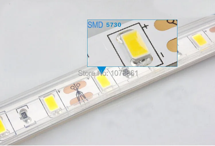 100 м/лот SMD5630 светодиодный полосы света 120 светодиодный s/m Белый/Теплый водонепроницаемые провода с подсветкой 220 v вместо того, чтобы 5050 светодиодный полосы 3528 светодиодный полосы