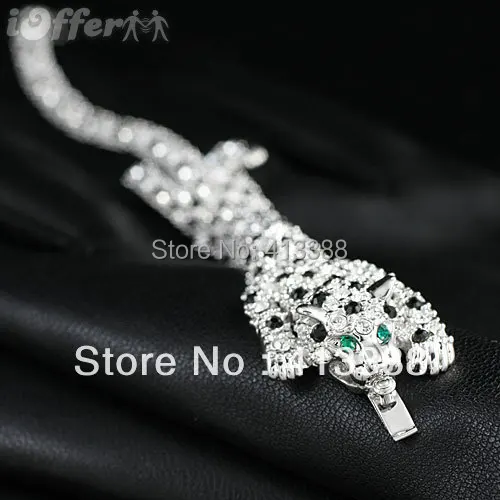 Высокое качество 18 К розовый белый золотой чехол AAA CZ Леопардовый драгоценный