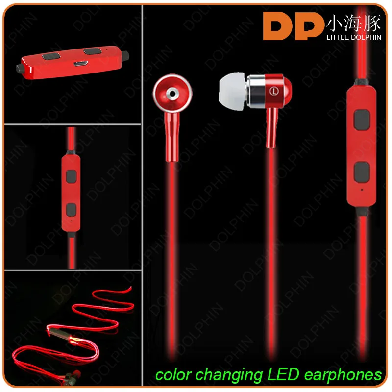 hot new trending products glow earbuds earphone color flash changing music LED | Электроника