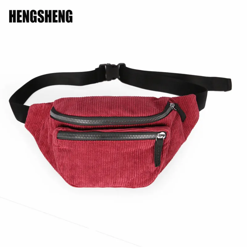 Холщовая поясная сумка унисекс уличная спортивная нагрудная сумочка на молнии