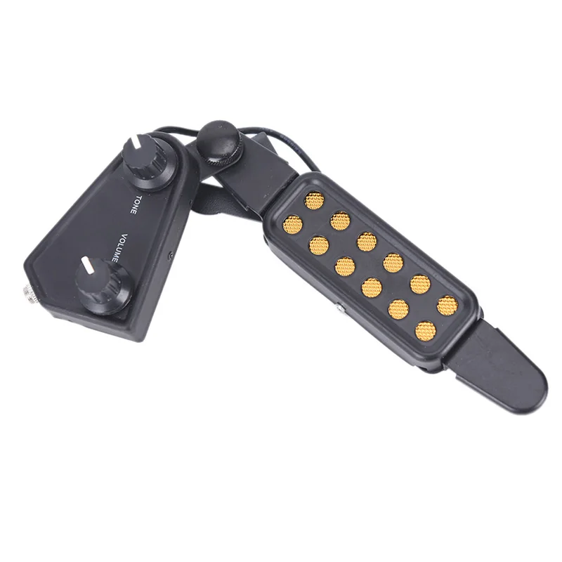 Профессиональный микрофон с зажимом для акустической электрогитары 12 отверстий