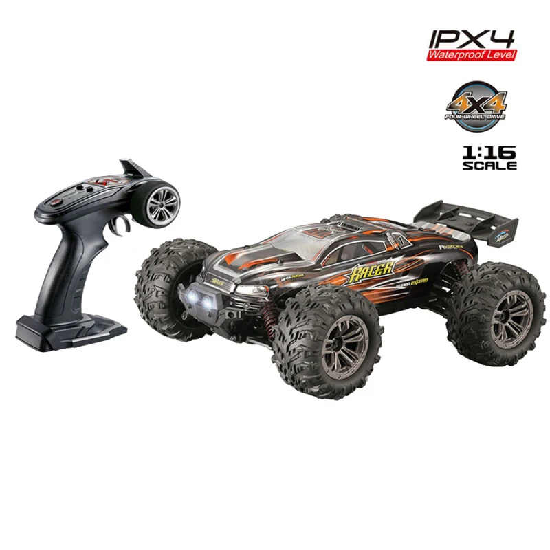 Подарок для мальчика 2 4G 4wd 40 км/ч Радиоуправляемый монстр Трак 1/16 с дистанционным