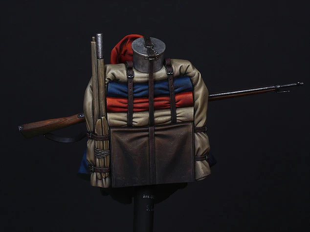 Набор для строительства бюста из смолы 1/10 года Вторая мировая война французские