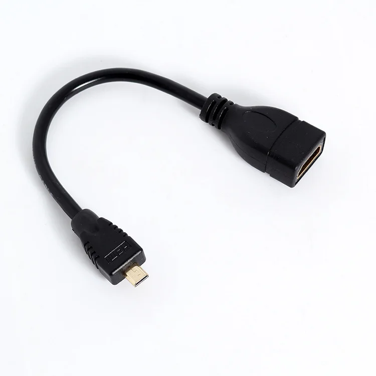 Новый переходник Micro HDMI штекер D-HDMI гнездо A-Разъем 1080P # B6547 | Компьютеры и офис