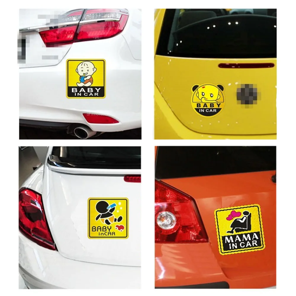 1 шт. Светоотражающая наклейка на автомобиль 11 х11 см|car sticker baby|baby in carsticker baby car |