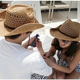 2017 новая модная соломенная ковбойская шляпа для детей и взрослых летняя пляжная