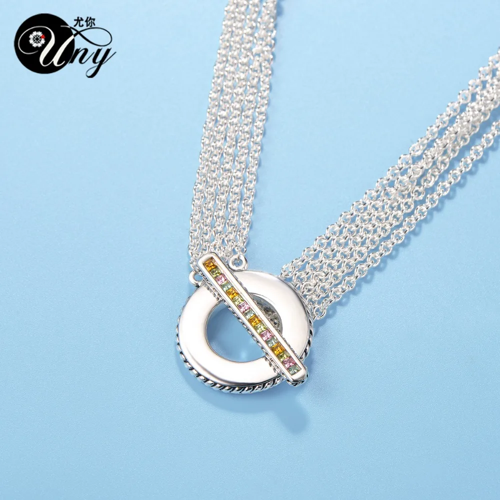 UNY New Style Trendy Elegant Vintage Retro Unique Designer inspired style T Bar Clap Women Short Necklace Free Shipping|designer necklace|necklace