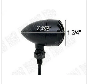 Винтажная светодиодная фара 5 дюймов черного цвета + сигнал поворота для Honda Shadow