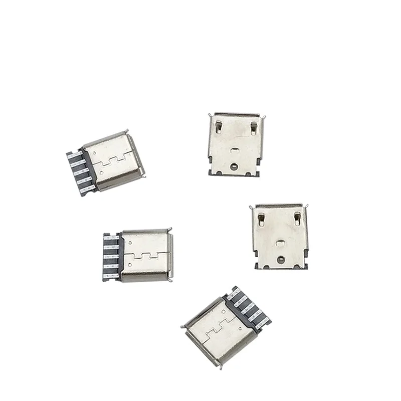 300 шт./лот Micro USB 5pin гнездо Коннектор тип сварки для зарядки хвоста мобильного