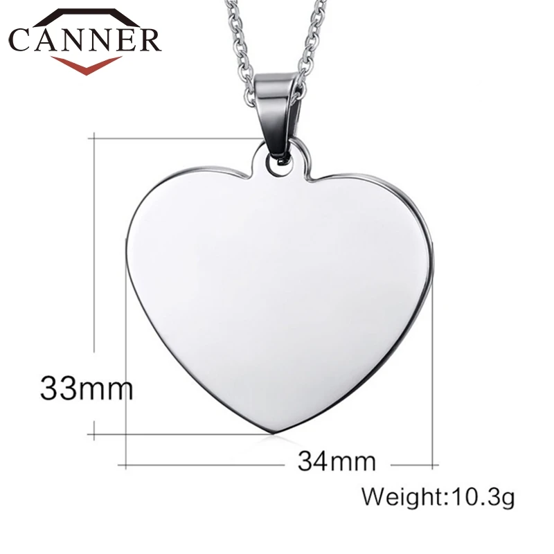 CANNER креативное модное золотое/серебряное ожерелье из нержавеющей стали с