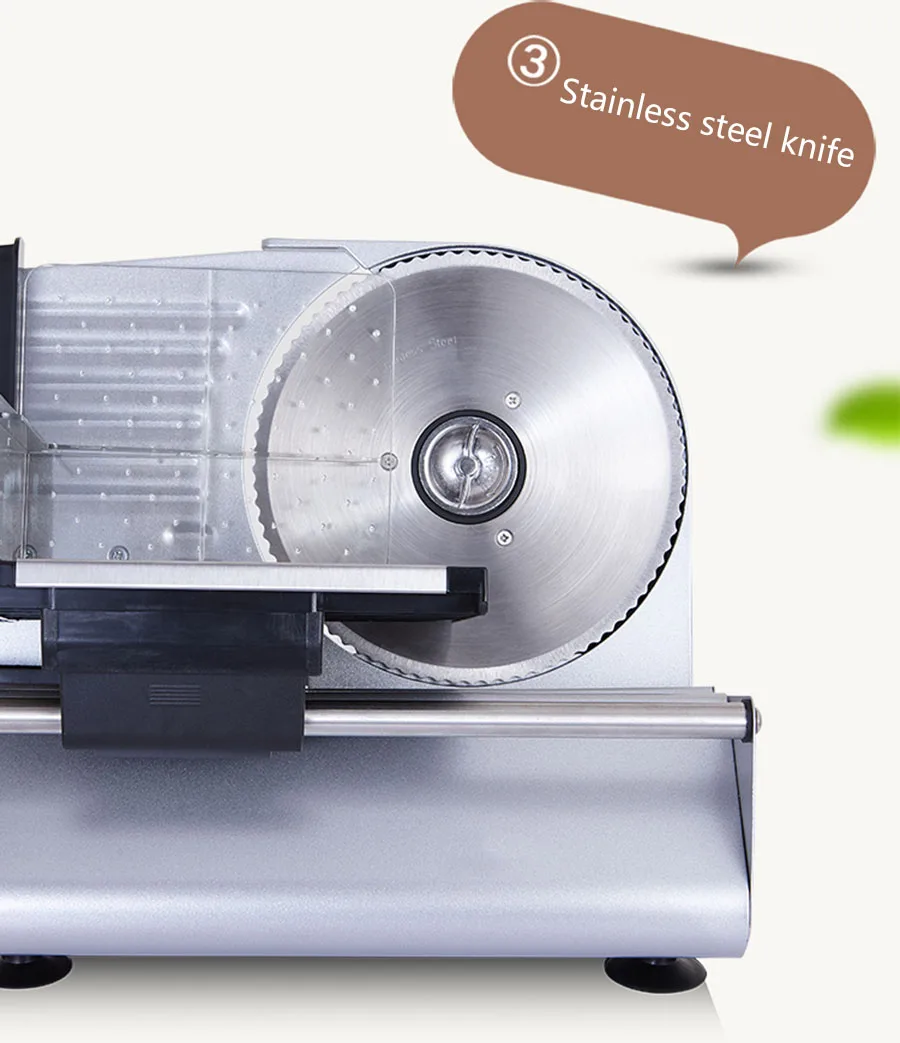 Электрический слайсер 200 Вт домашний ломтик ягненка ломтики мяса для хлеба