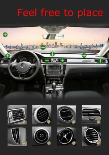 Вращающийся на 360 ° Автомобильный держатель для телефона с присоской на лобовое стекло