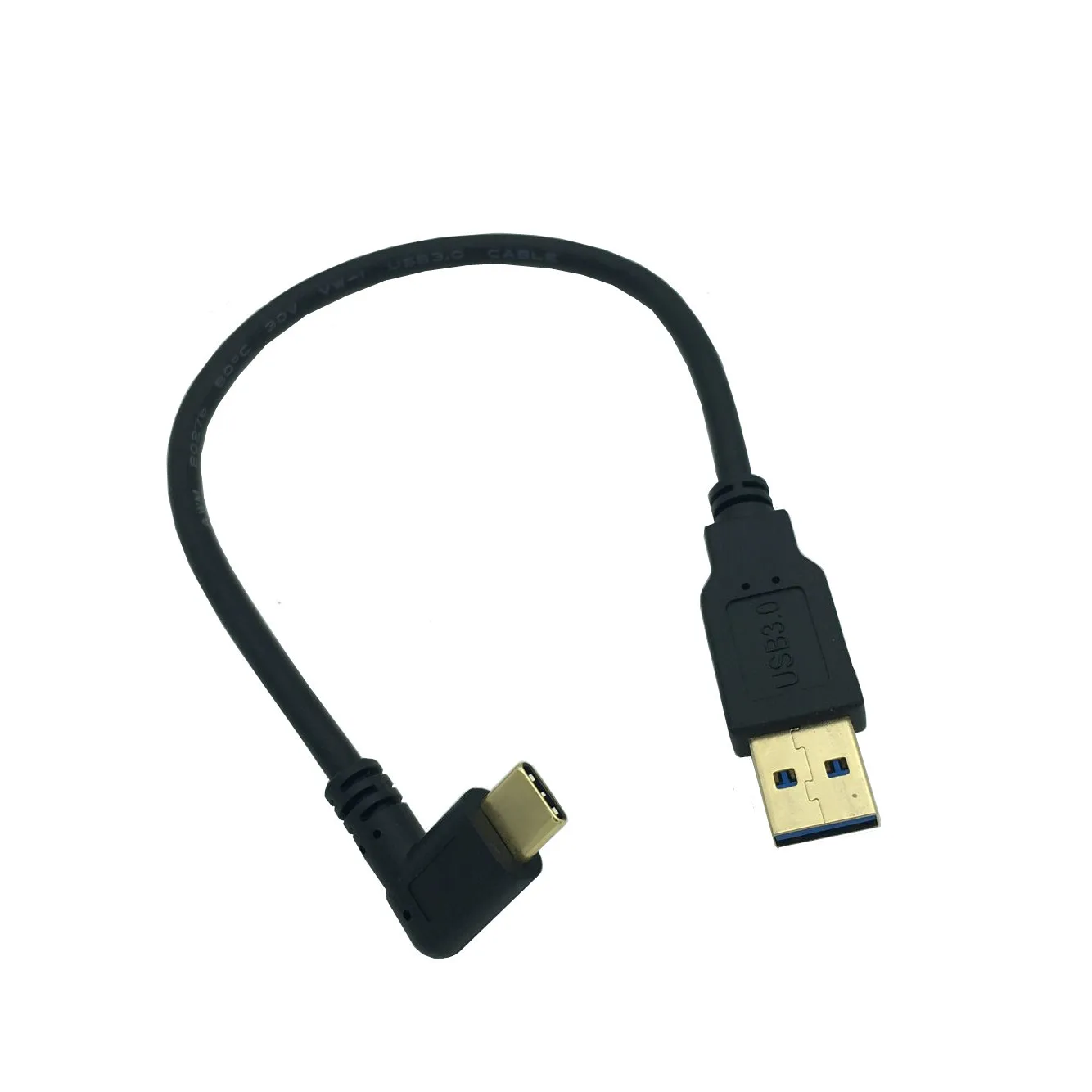 Позолоченные USB3.0 версия утра прямо/Тип C слева Бенд ноутбук телефону кабель для