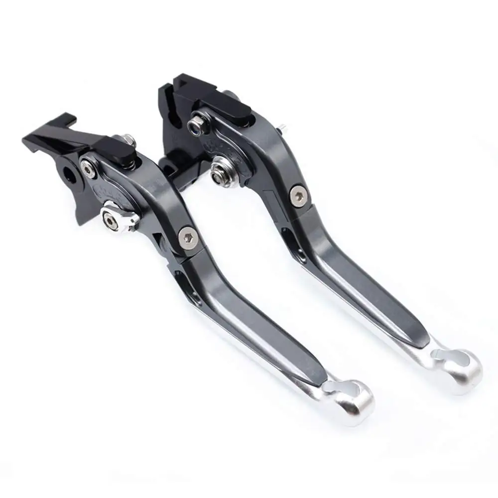 

Motorcycle Adjustable Folding Extending Brake Clutch Levers Aluminum For KAWASAKI ZR750 ZEPHYR ER-5 1991-2005 (Silver)