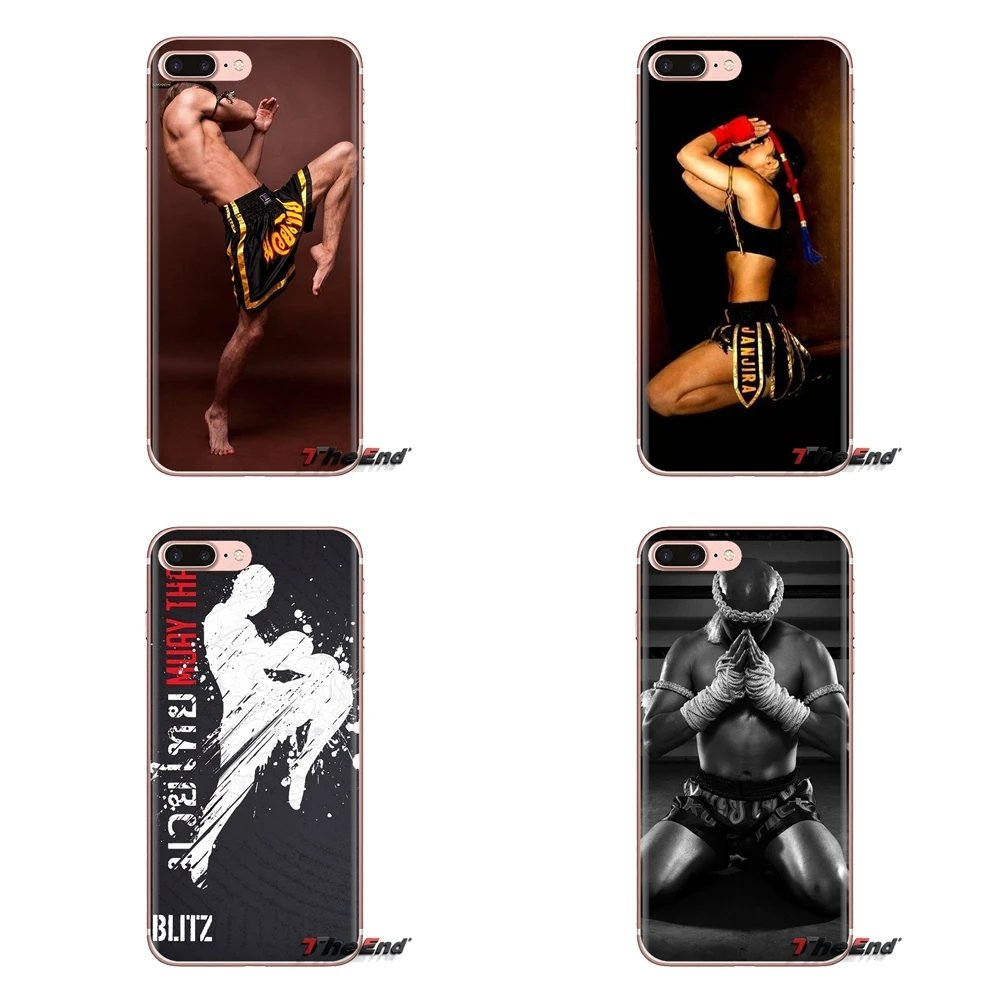 Для iPod Touch Apple iPhone 4 4S 5 5S SE 5C 6 6S 7 8 X XR XS Plus MAX Таиланд Муай Тай Рисование прозрачный
