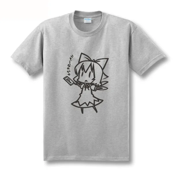 Эктический стиль рисунок линии Touhou проект Cirno ZUNSOFT ZUN sitcoms парная одежда Мужская футболка