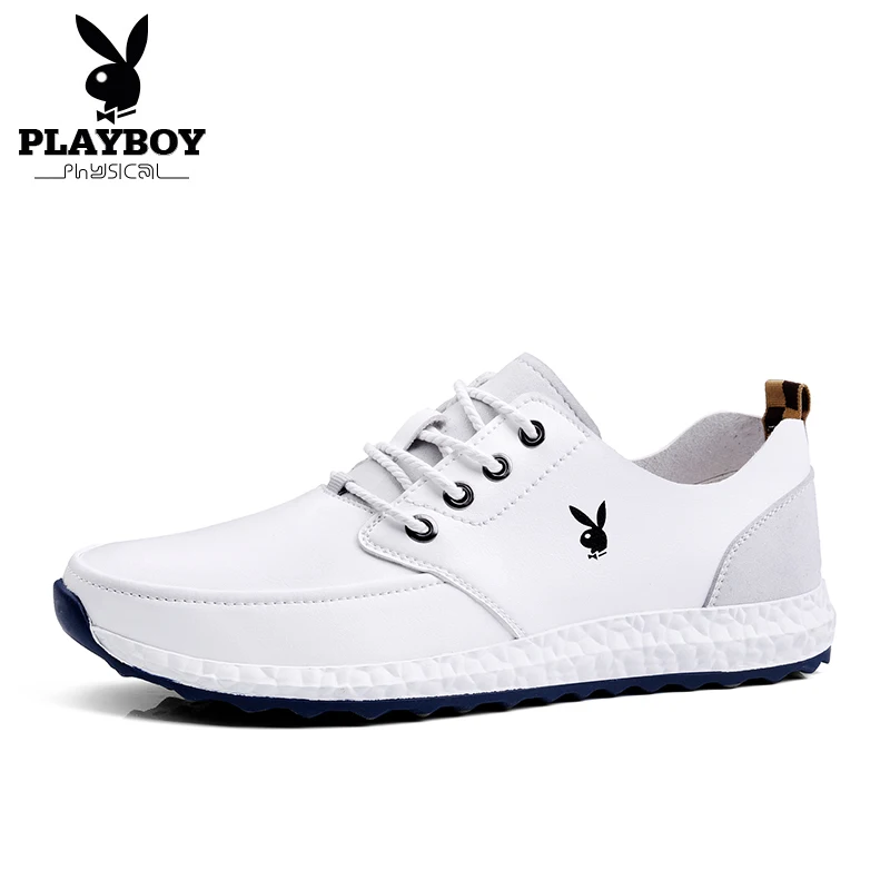 PLAYBOY/новинка года; модная мужская обувь из натуральной кожи; мужская повседневная обувь; Роскошная брендовая кожаная обувь для мужчин