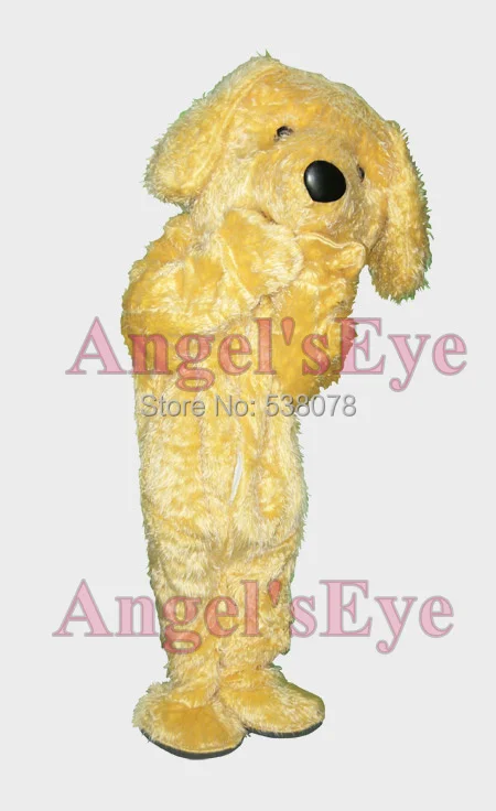Желтый щенок собачка талисман костюм взрослый мультфильм собака тема Аниме