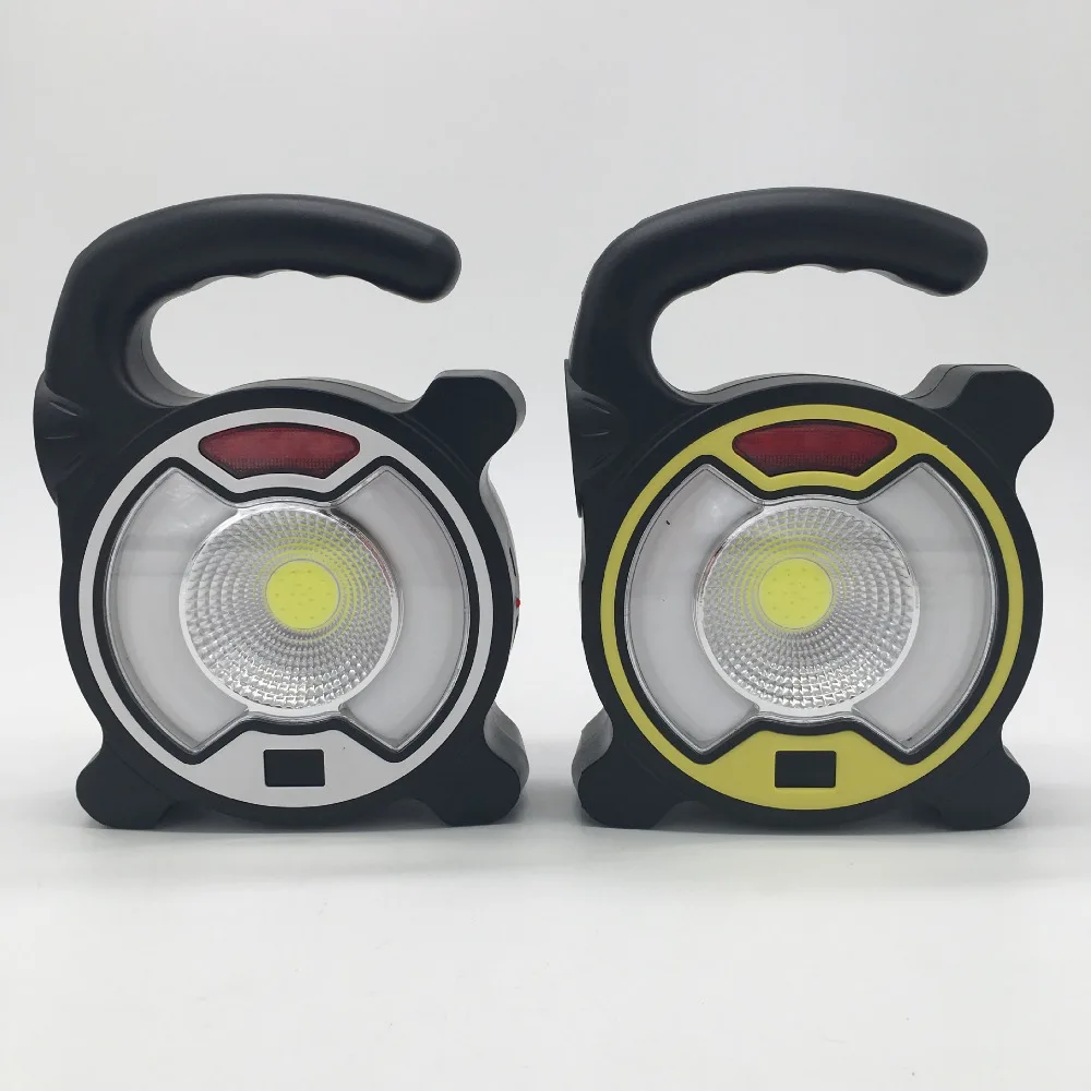 Comprare Lanterna Per Proiettore Portatile A LED COB Da 5W 18650 Lampada Per Faretto Di Emergenza A 4 Modalità Impermeabile Per Esterni Per Tenda Da Campeggio